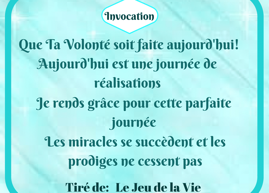 Accepter ce qui est la Volonté divine